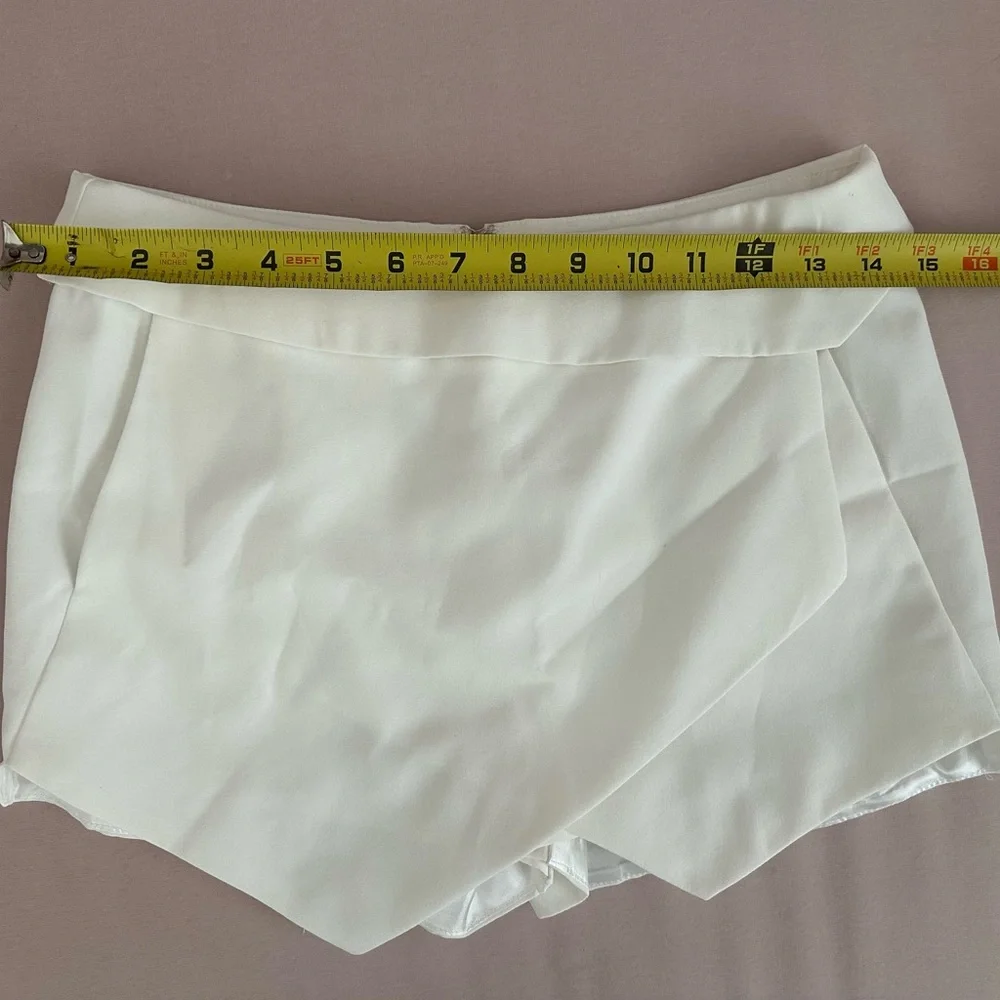 White Skort